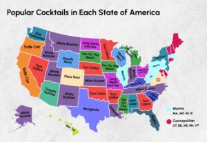Popular Cocktails in Each State of America 