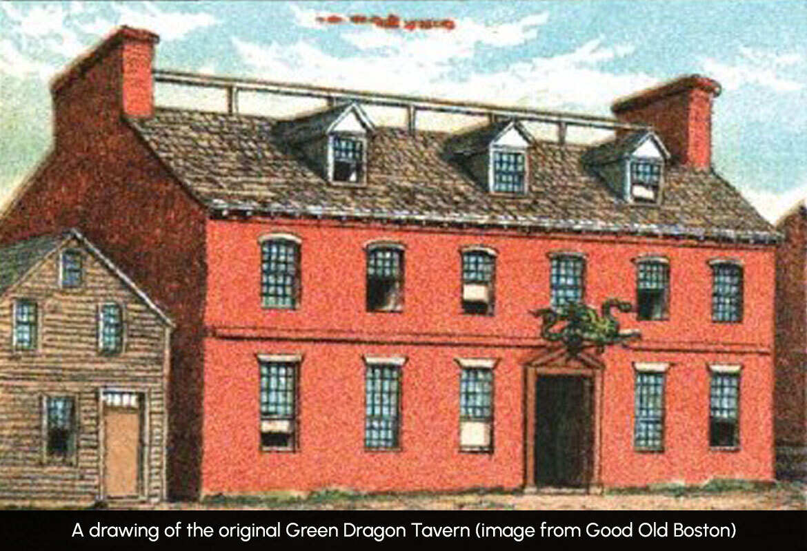 Green Dragon Tavern in Colonial Era
